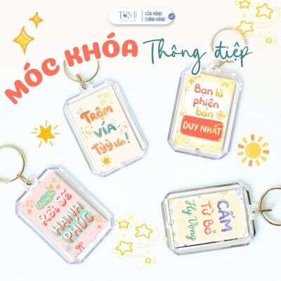 Móc Khóa Thông Điệp Truyền Động Lực