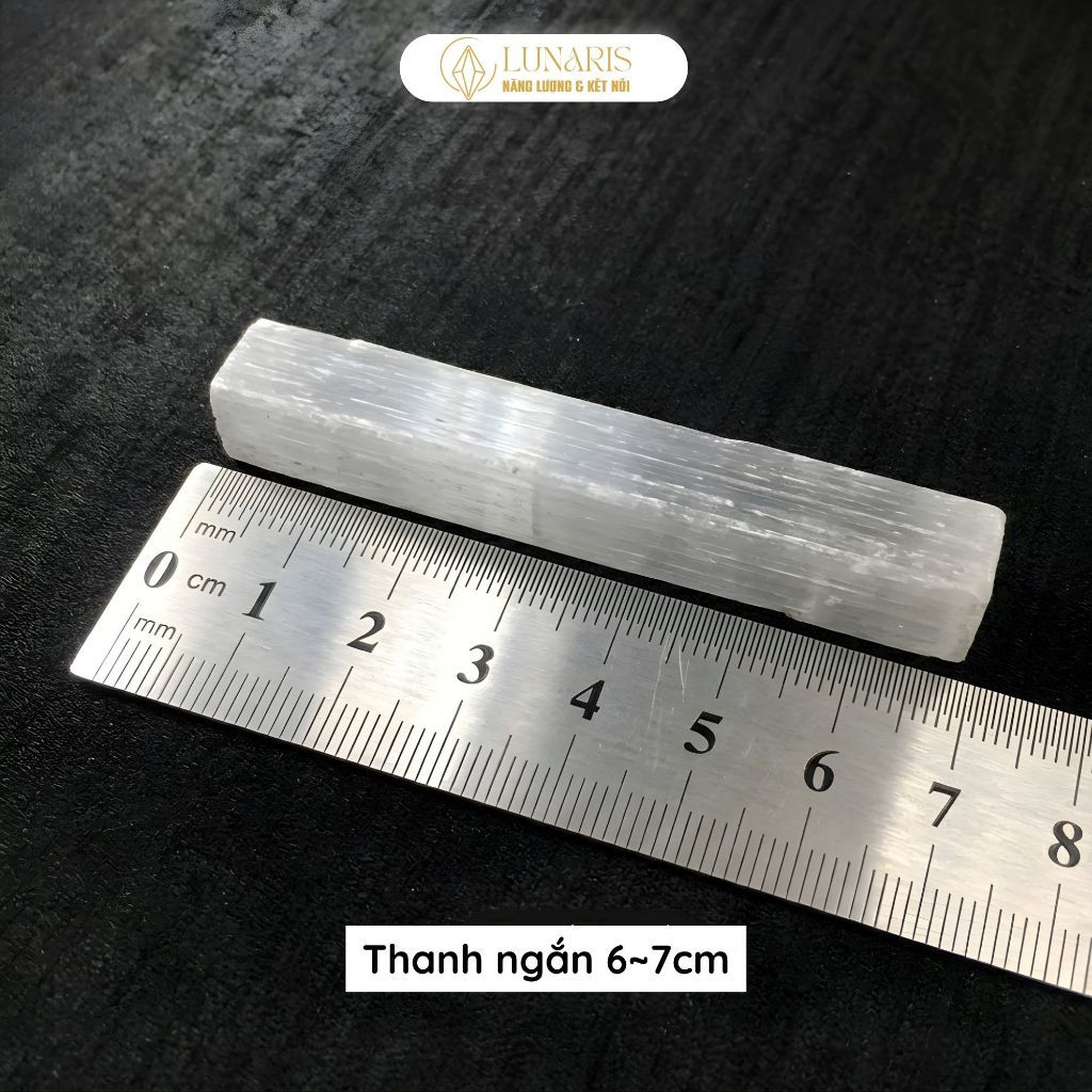 Thanh Selenite Thanh Tẩy Không Gian, Tăng Tập Trung, Hỗ Trợ Thiền & Sạc Đá Năng Lượng Cho Đá