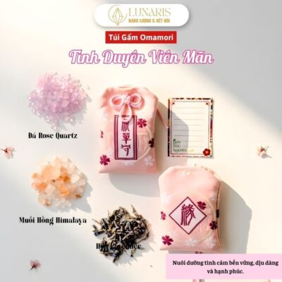 Túi Phước May Mắn Omamori – Thu Hút Tài Lộc, Tình Yêu, Phụ Kiện Xinh Xắn Kèm Túi Chống Nước