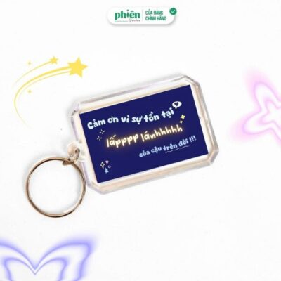 Móc Khoá Thông Điệp Dễ Thương Truyền Động Lực, Phụ Kiện Trang Trí, Quà Tặng Ý Nghĩa
