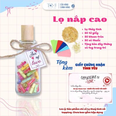 Lọ Thông Điệp Chữa Lành – Gửi Lời Chúc Ý Nghĩa, Tạo Cảm Xúc Tích Cực, Quà Tặng Sinh Nhật