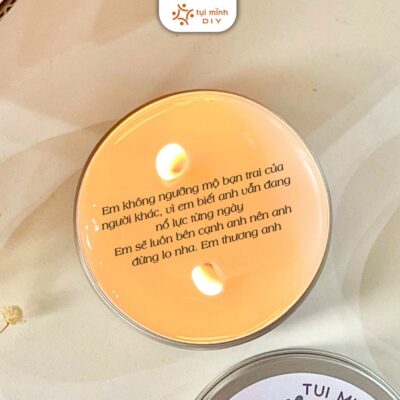 Nến Thơm Thông Điệp Ẩn Theo Yêu Cầu – Hiện Chữ Khi Đốt, Gửi Lời Chúc, Quà Tặng Người Yêu