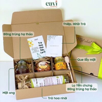 Hộp Quà Trà Hoa Thảo Mộc Enjoy Tea – Thư Giãn Tinh Thần, Dùng Làm Quà Tặng Người Thân