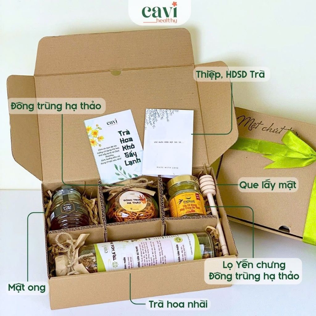 Hộp Quà Trà Hoa Thảo Mộc Enjoy Tea – Thư Giãn Tinh Thần, Dùng Làm Quà Tặng Người Thân