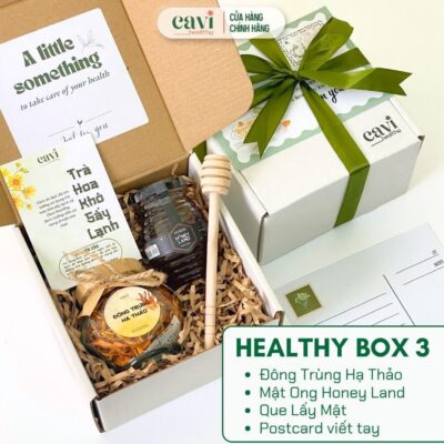 Set Quà Mật Ong Đông Trùng Hạ Thảo – Tăng Sức Đề Kháng, Dùng Làm Quà Tặng Người Thân