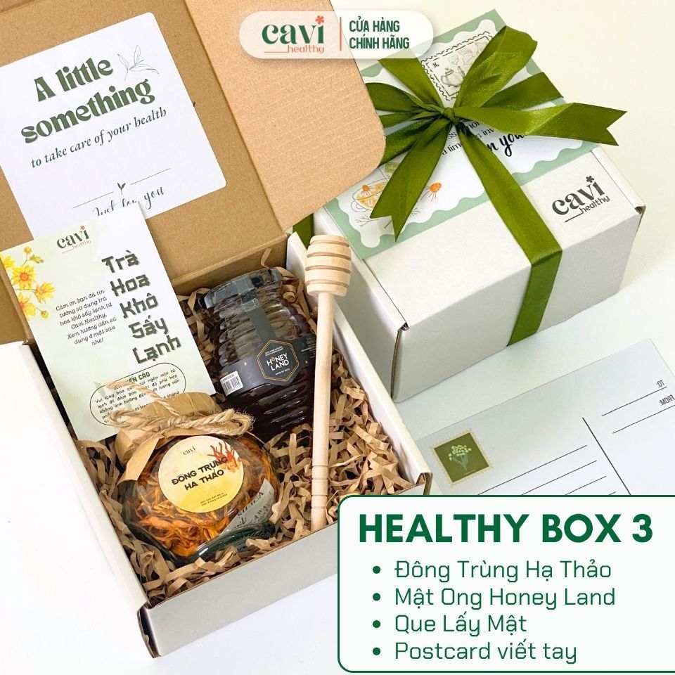 Set Quà Mật Ong Đông Trùng Hạ Thảo – Tăng Sức Đề Kháng, Dùng Làm Quà Tặng Người Thân