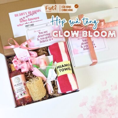 Hộp Quà Glow Bloom, Quà Tặng Xà Phòng, Hoa Tulip, Quà Tặng Dịp Ý Nghĩa