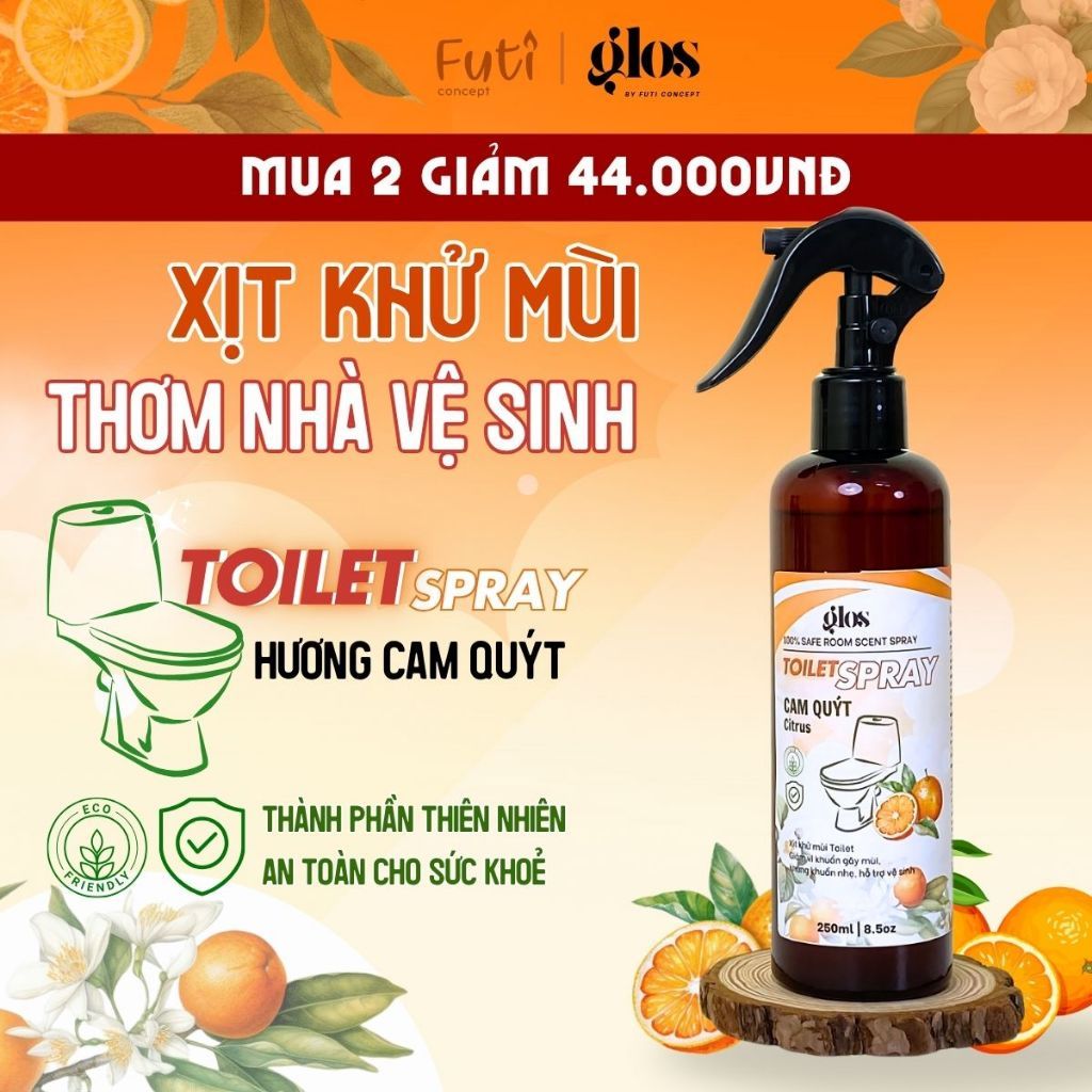 Xịt Thơm Phòng Sả Chanh 250ml – Khử Mùi Hiệu Quả, Đuổi Muỗi, Tạo Không Gian Thư Giãn