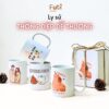 [QUÀ TẶNG] Cốc Sứ In Hoạ Tiết Dễ Thương, Ly Sứ Trơn Thanh Lịch, Làm Quà Tặng Sinh Nhật, Tri Ân