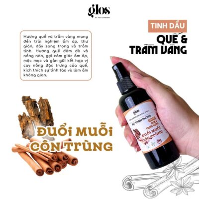 Xịt Thơm Phòng Sả Chanh 100ml, Xịt Thơm Khử Mùi Hiệu Quả, Dễ Chịu, Thư Giãn Không Gian