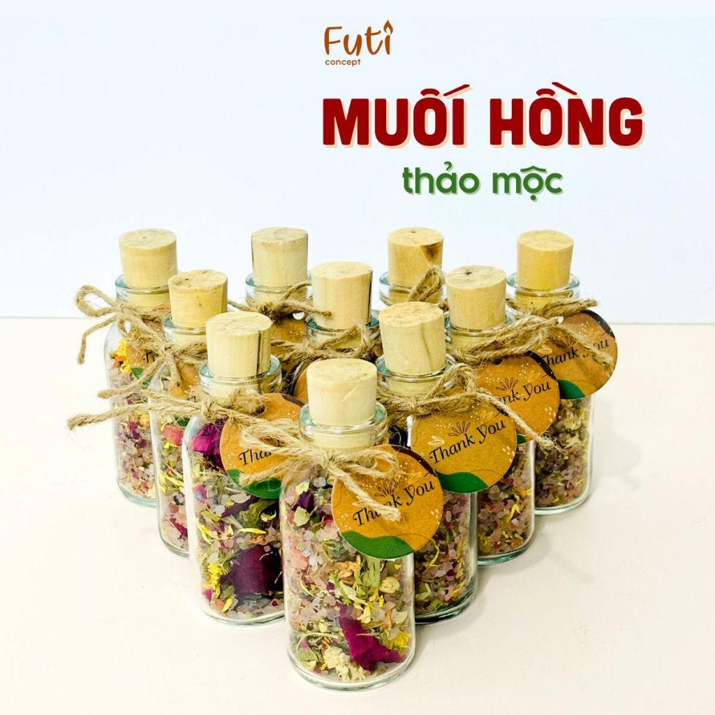 Muối Hồng Himalaya Thảo Mộc, Thảo Dược Ngâm Chân, Xông Hơi, Cải Thiện Sức Khoẻ