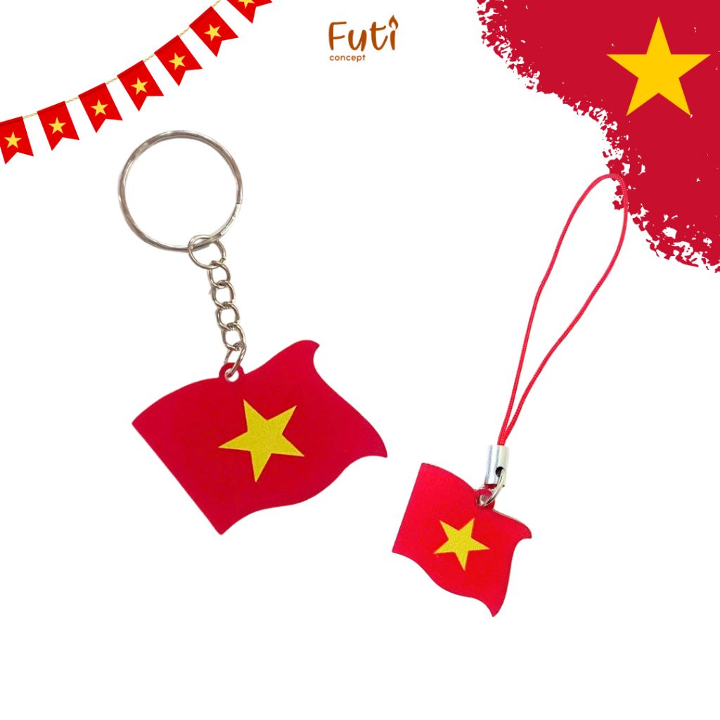 Sáp Thơm Cờ Đỏ Sao Vàng Handmade, Sáp Thơm Treo Tinh Dầu, Trang Trí, Treo Xe, Treo Phòng, Quà Tặng Quốc Khánh 2/9