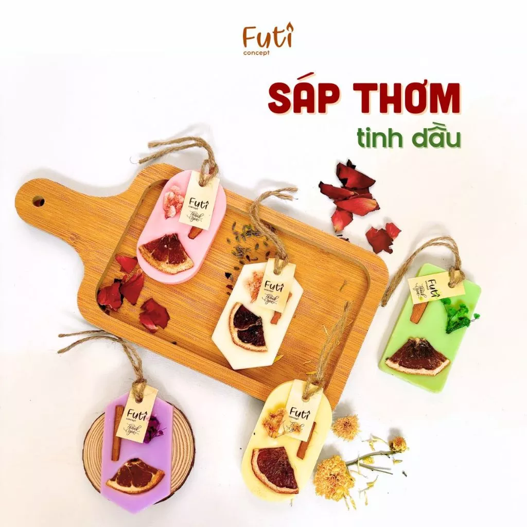 Sáp Thơm Hoa Khô Tinh Dầu