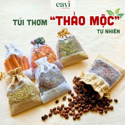 Túi Thơm Thảo Mộc, Hương Thơm Nhẹ Nhàng, Khử Mùi Tốt