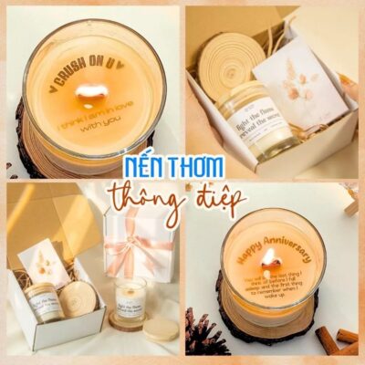 Nến Thơm Thông Điệp Theo Yêu Cầu Tặng Người Yêu, Bạn Bè, Đồng nghiệp
