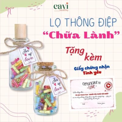 Lọ Thông Điệp Viết Tay, Gửi Lời Yêu Thương, Quà Tặng Người Yêu Dịp Đặc Biệt