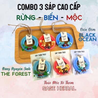 Combo Sáp Thơm Rừng Biển Mộc