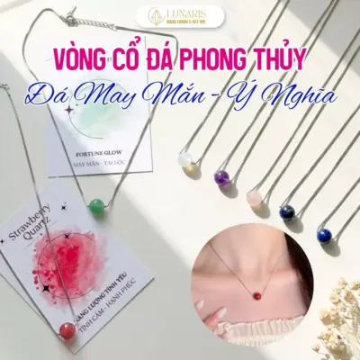 Dây chuyền đá phong thủy