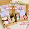 Hộp Quà Tặng Nến Thơm Và Sáp, Gấu Bông