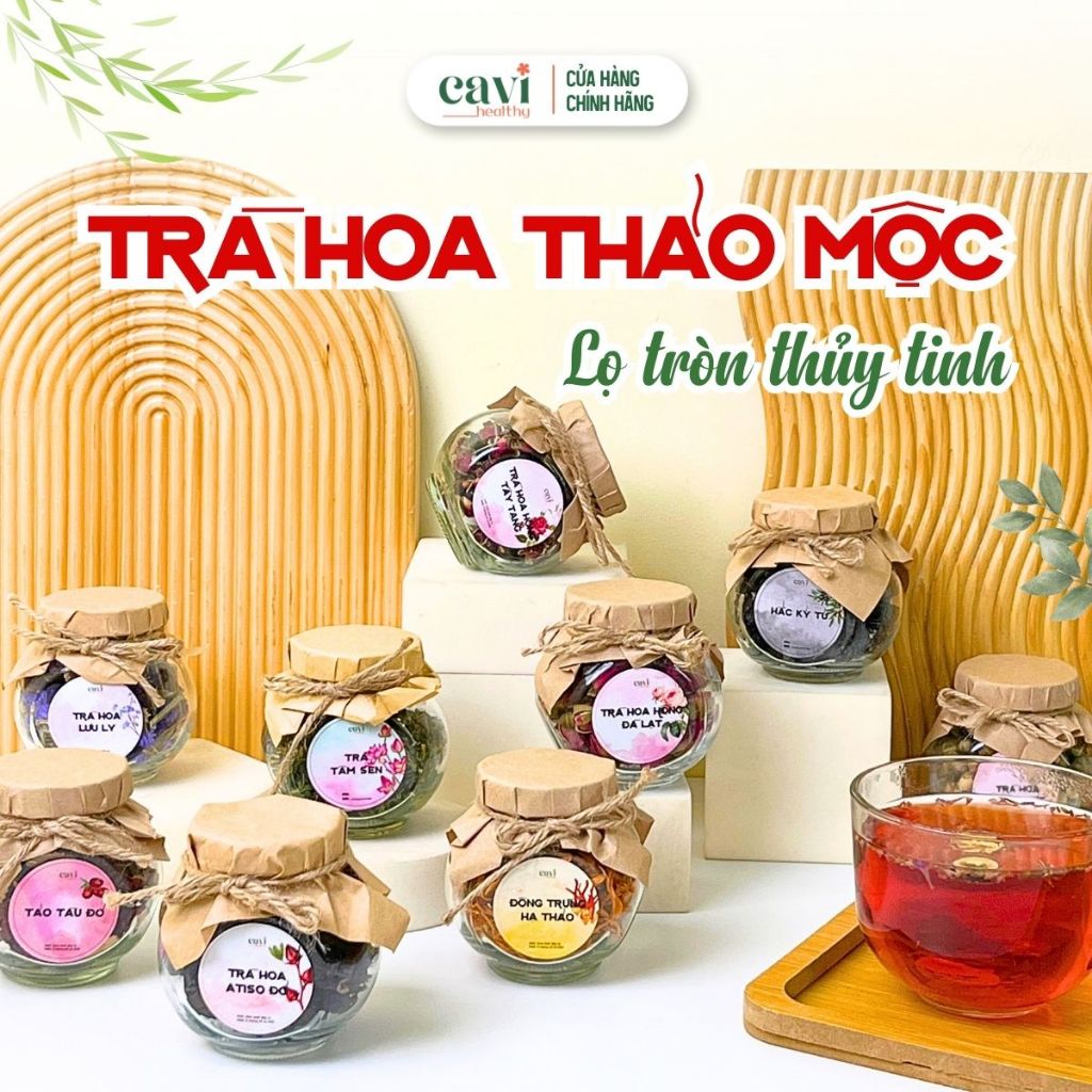 Trà Hoa Sấy Lạnh, Thanh Nhiệt Cơ Thể, Thư Giãn Tinh Thần, Lọ 180ML